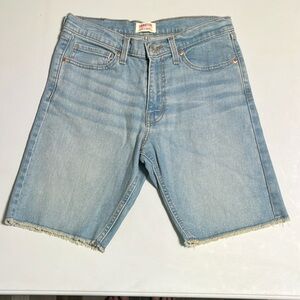 Signature by Levi's boys adjustable size 16 denim Jean shorts 8 inch inseam